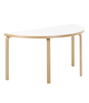 Artek Aalto Table 96 Half Round 150cm