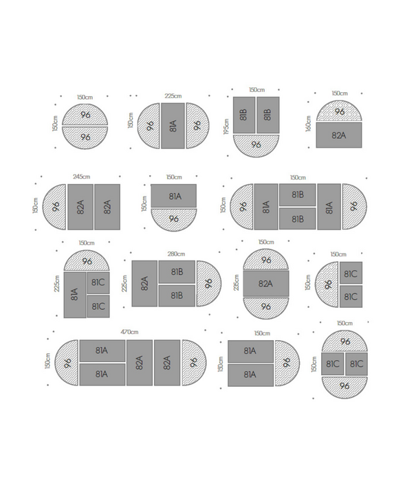Artek  Artek Aalto Tafel 96 Halfrond