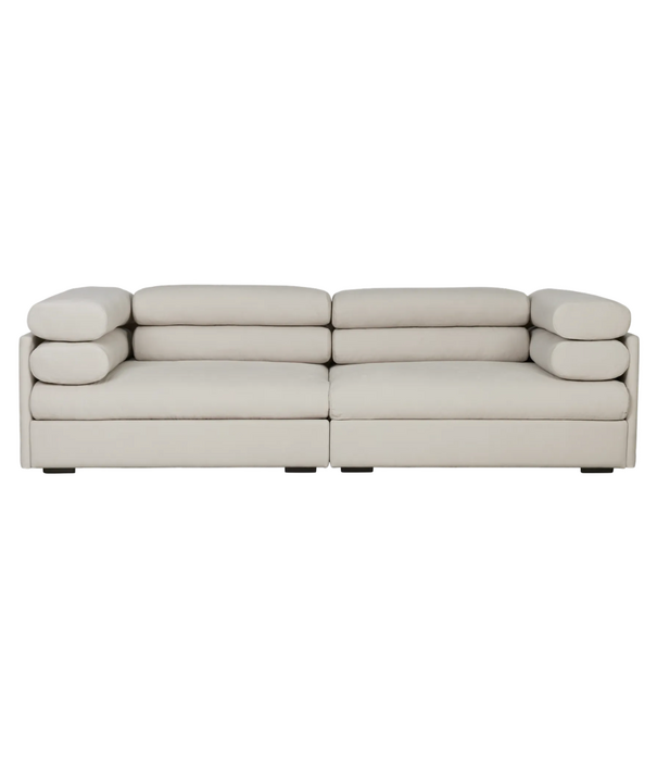 Gubi  Gubi Elegio 3-seater Sofa, fustagno 01 cream