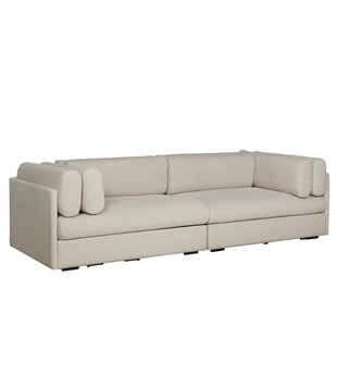 Gubi Elegio 3-seater Sofa, fustagno 01 cream
