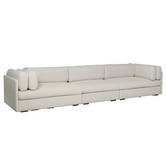 Gubi Elogio 4-zits Bank, fustagno 01 creme