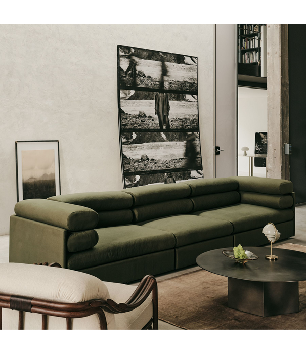 Gubi  Gubi Elegio Sofa Module Middle, fustagno 01 cream