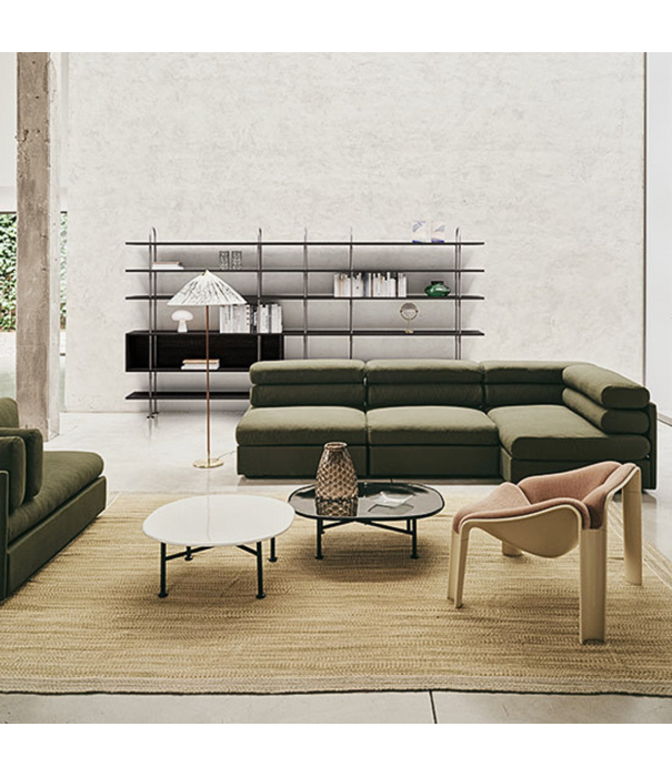 Gubi  Gubi Elegio Sofa Module Middle, fustagno 01 cream