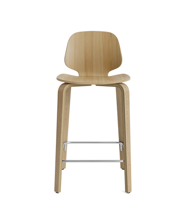 Normann Copenhagen  My Chair Counter Stool oak, steel footrest