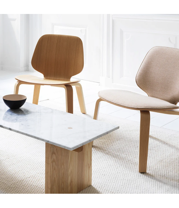 Normann Copenhagen  My Chair Counter Barkruk eiken, stalen voetsteun