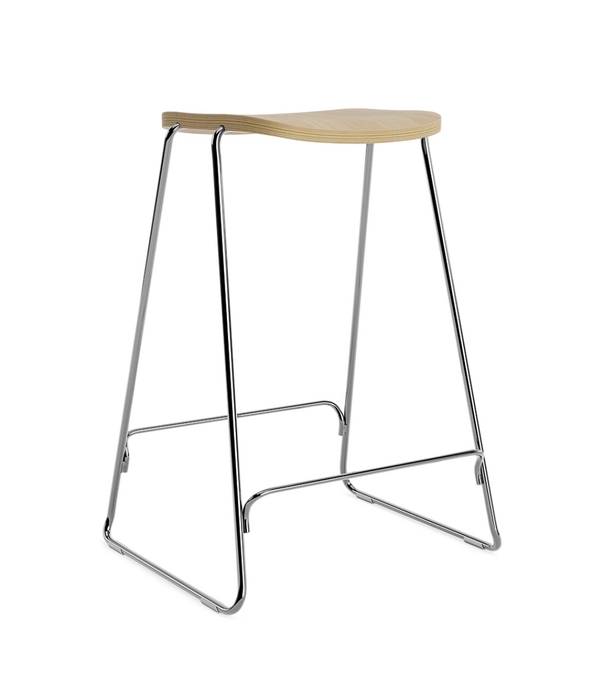 Normann Copenhagen  Just Counter Stool  oak, sled base