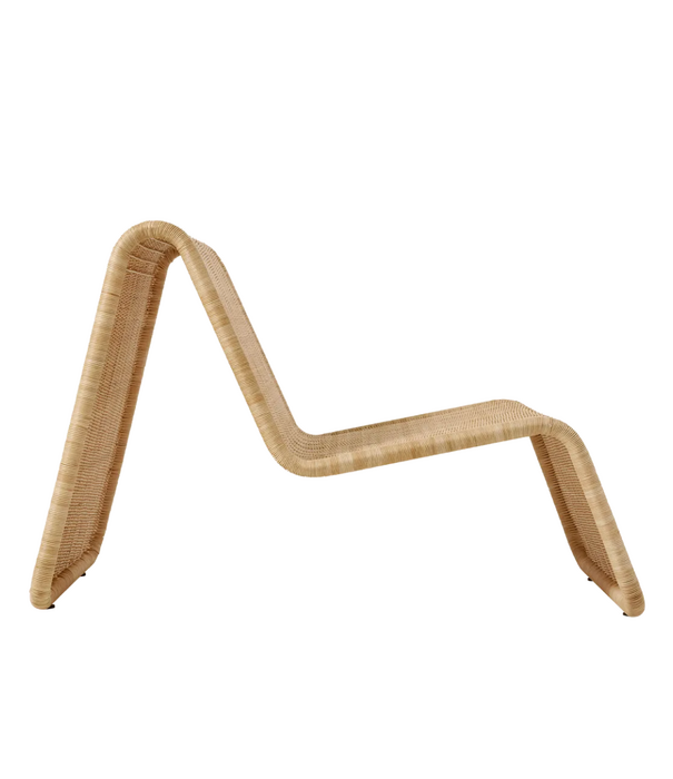 Gubi  Gubi P3 Indoor Lounge Chair rotan naturel