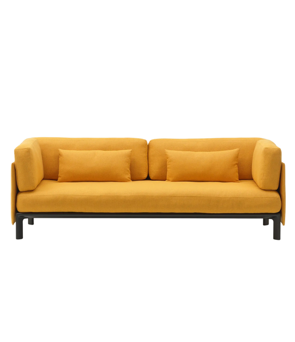 Vitra  Vitra Anagram Modular 3 seater Sofa / Mango Melange with Basic Dark Base