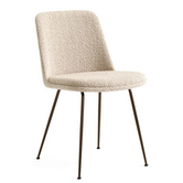 Rely HW9 Dining Chair Karakorum, bronzed legs