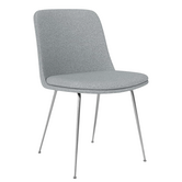 Rely HW9 Eetkamerstoel Hallingdal 130, chroom poten