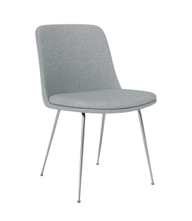 Rely HW9 Eetkamerstoel Hallingdal 130, chroom poten