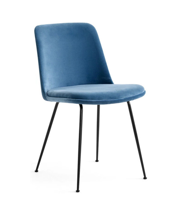&Tradition Rely HW9 Eetkamerstoel Gentle 733, zwart poten