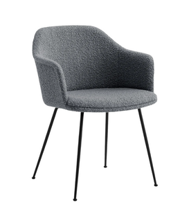 Rely HW36 Dining Chair Karakorum grey, black legs