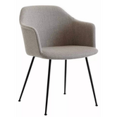 Rely HW35 Dining Chair Re wool 218, black legs