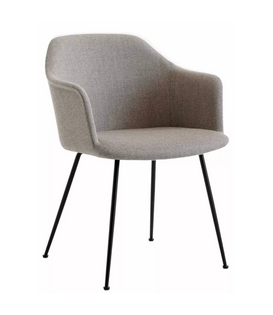 Rely HW35 Dining Chair Re wool 218, black legs