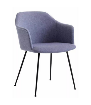 &Tradition Rely HW35 Dining Chair Re wool 658, black legs