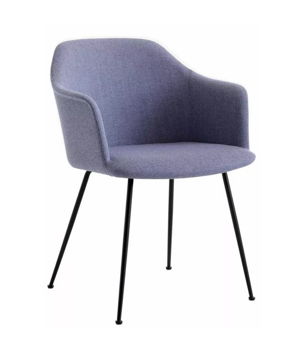 &Tradition Rely HW35 Dining Chair Re wool 658, black legs