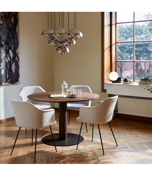 &Tradition Rely HW35 Dining Chair Re wool 198, black legs