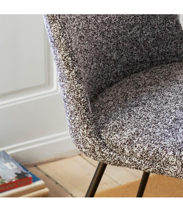 &Tradition Rely HW35 Dining Chair Re wool 198, black legs
