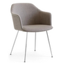 &Tradition Rely HW35 Dining Chair Re wool 218, chrome legs