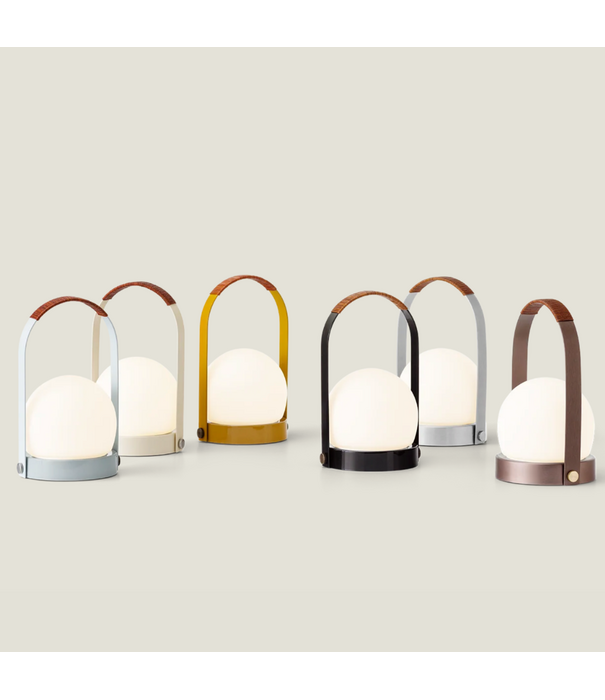 Audo Audo Carrie Table Lamp bronze brass, leather