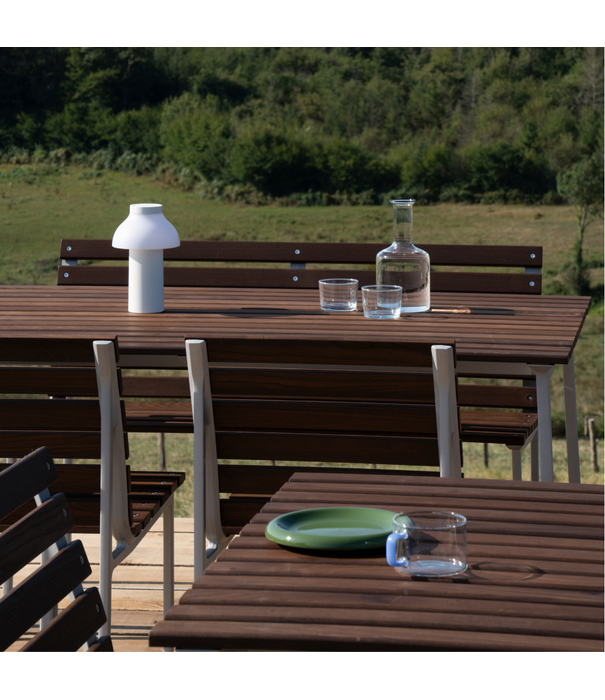 Hay  Hay Traverse Stoel essen, aluminium frame