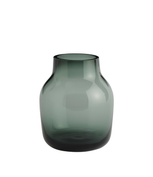Muuto Silent Vaas Dark Green