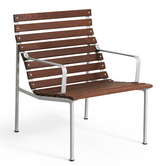 Hay Traverse lounge armchair oiled ash, aluminium frame