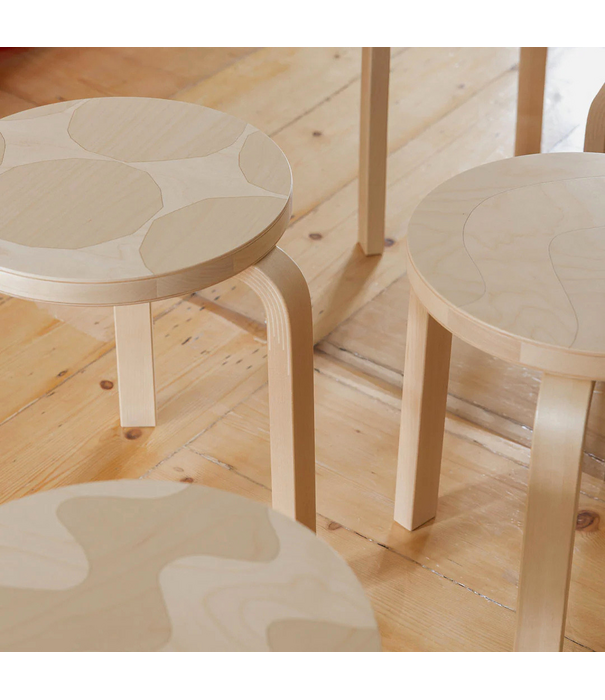Artek  Artek + Marimekko Stool 60 Seireeni, 90 Anniversary Edition