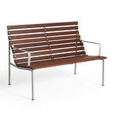 Hay Traverse Lounge Bench with arm,  oiled ash