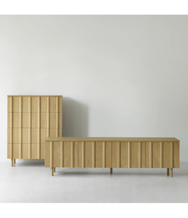 Normann Copenhagen  Rib Kast met 4 lades.