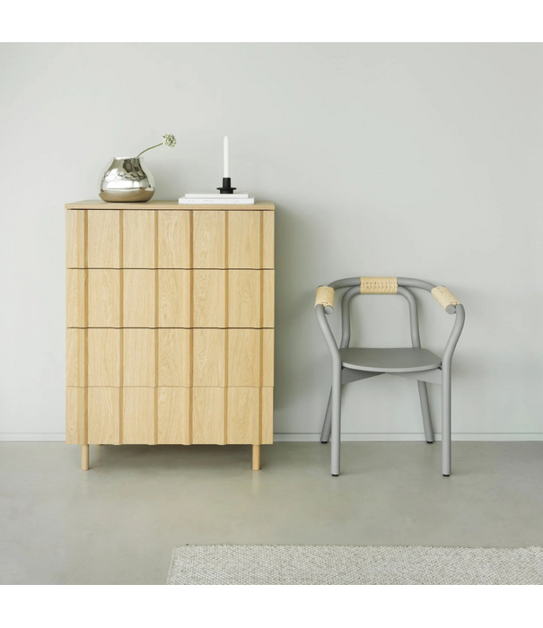 Normann Copenhagen  Rib Dresser with 4 drawers, oak