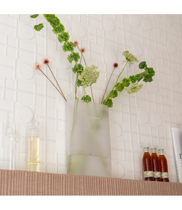 Muuto Muuto Ridge Frosted Vaas White