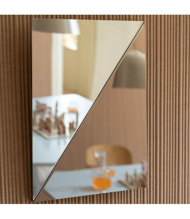 Muuto Muuto Gaze Mirror Polished Steel Angle 30 x 25