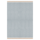 Röllakan Solid  Wol Vloerkleed - Sky Blue