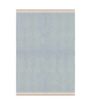 Röllakan Solid  Wool Rug - Sky Blue
