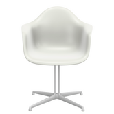 Vitra Eames DAL Eetkamerstoel met arm, wit onderstel