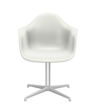 Vitra  Eames DAL Dining Chair w. arm, white base
