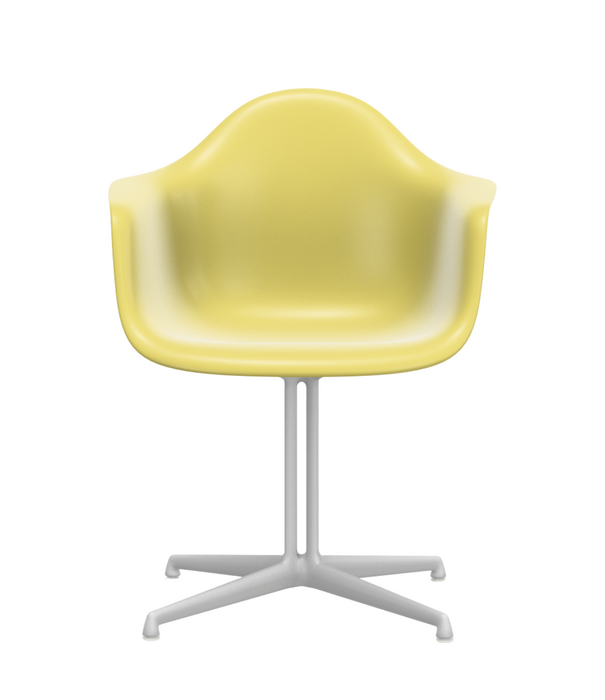 Vitra  Eames DAL Plastic Dining Chair w. arm,  white base