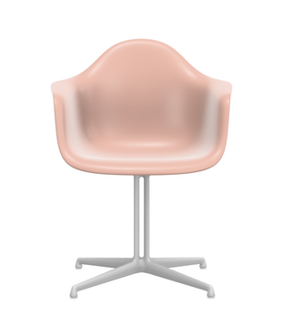 Eames DAL Dining Chair w. arm,  white base