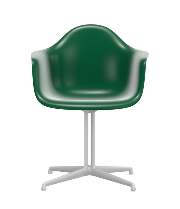 Vitra  Eames DAL Plastic Dining Chair w. arm,  white base