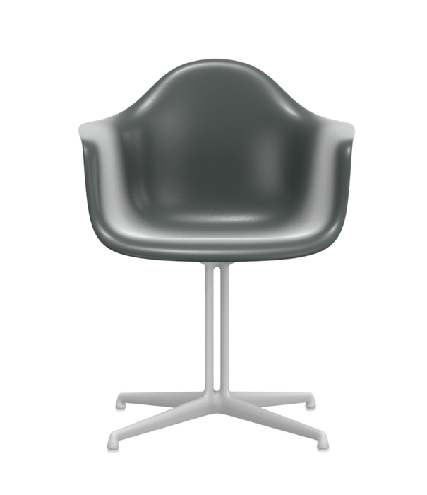 Vitra  Eames DAL Plastic Dining Chair w. arm,  white base