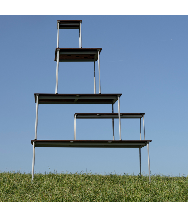 Hay  Hay Traverse Tuintafel geolied essen 75 x 83cm
