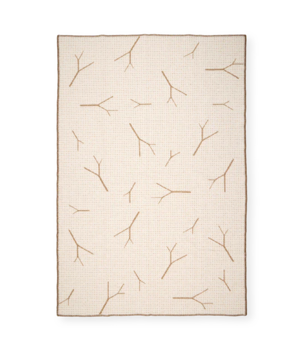 Northern  Fall Throw Wool Blanket 130 x 190