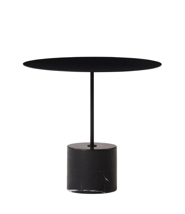 Wendelbo Calibre Bijzettafel Laag, zwart - Nero Marquina marble