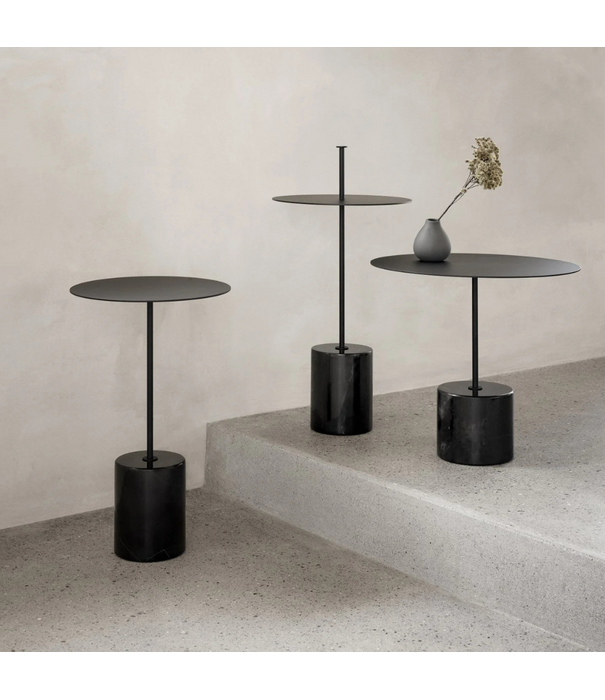 Wendelbo Calibre Side Table High, black, Nero marble