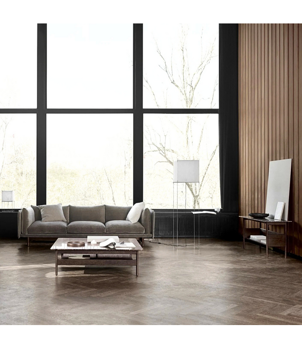 Wendelbo Collect Console Table Low, brown Emperador marble