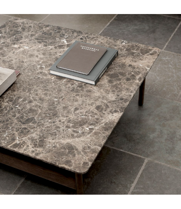 Wendelbo Collect Salontafel Small, bruin Emperador marmer