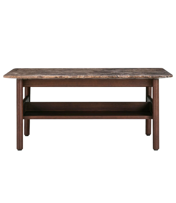 Wendelbo Collect Salontafel Small, bruin Emperador marmer