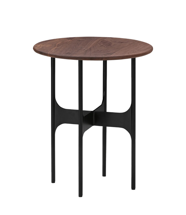 Wendelbo Floema Coffee Table Small walnut, black base